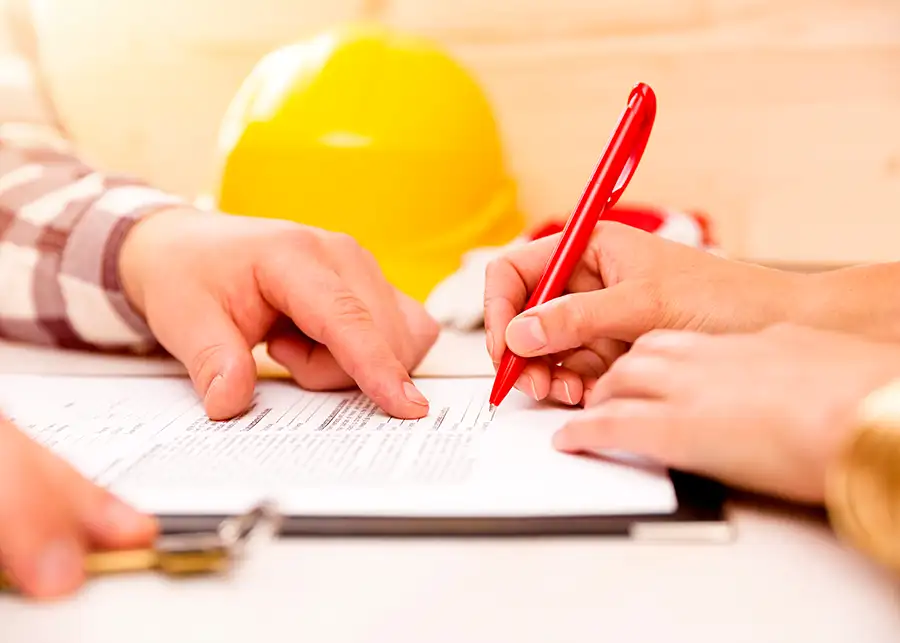 contract review - lawyer meeting with contractor to assure customer that the contract is fair - Springfield, IL